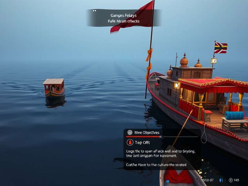 Ganges River Voyage quest interface showing mission objectives
